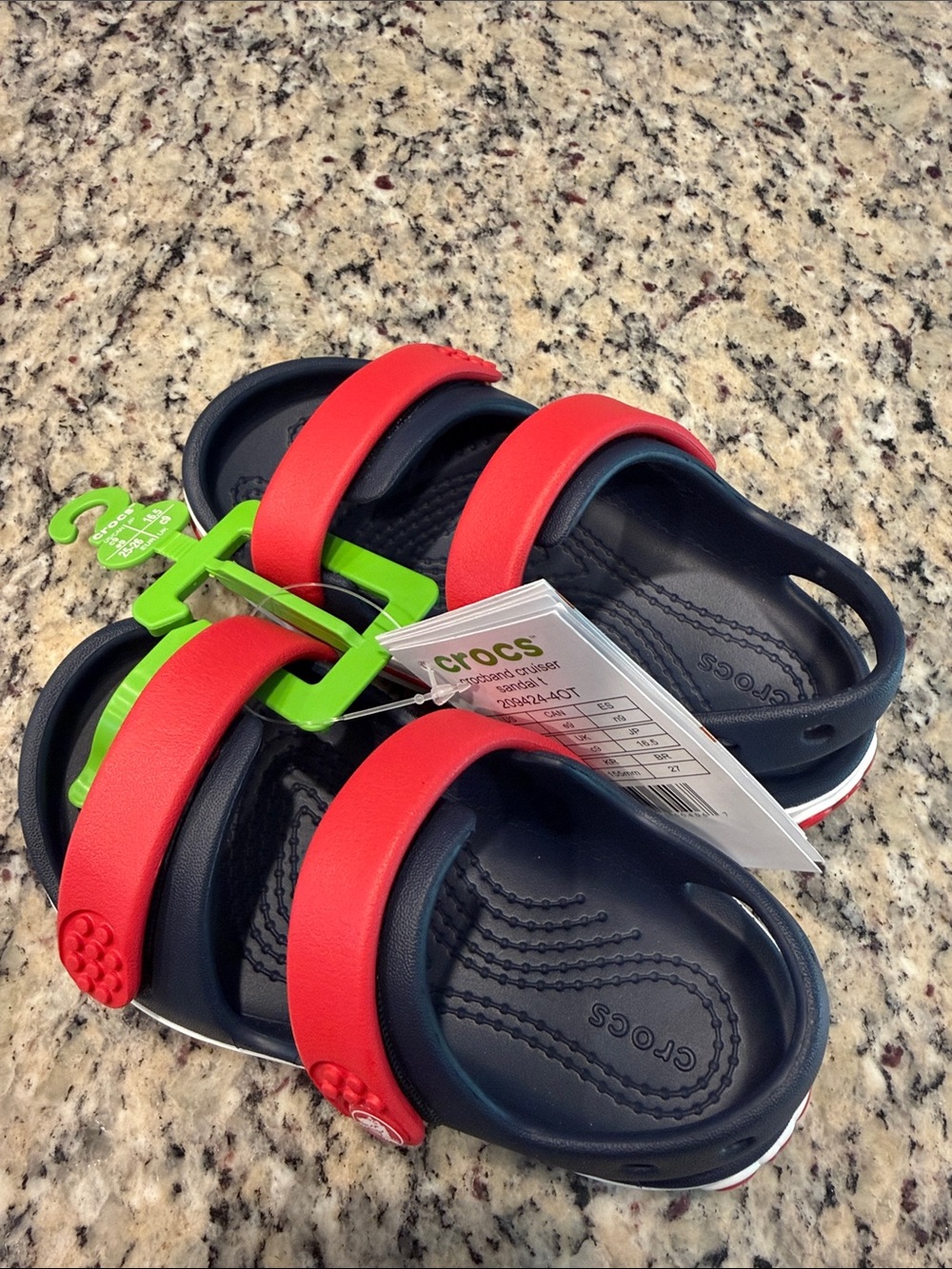 NWT Crocs Kids Toddler Crocband Cruiser Sandal Size 9 (c9)